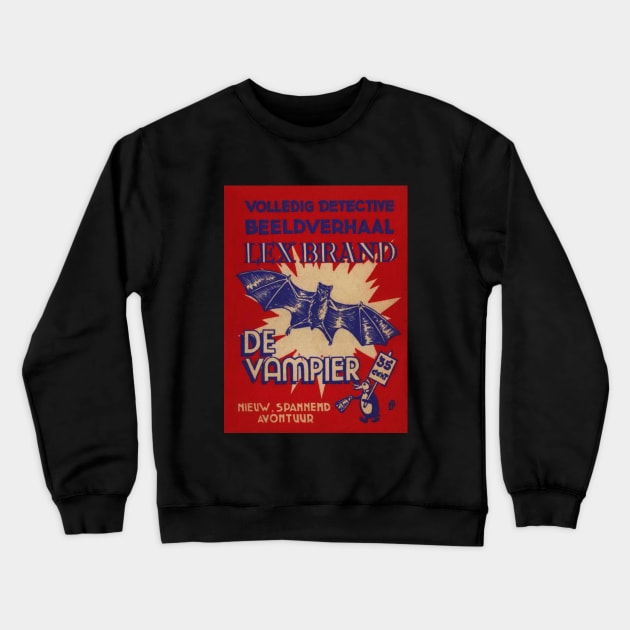 Lex Brand De Vampier Crewneck Sweatshirt by GloopTrekker